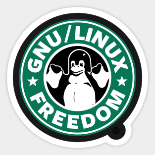 GNU Linux - Freedom Sticker